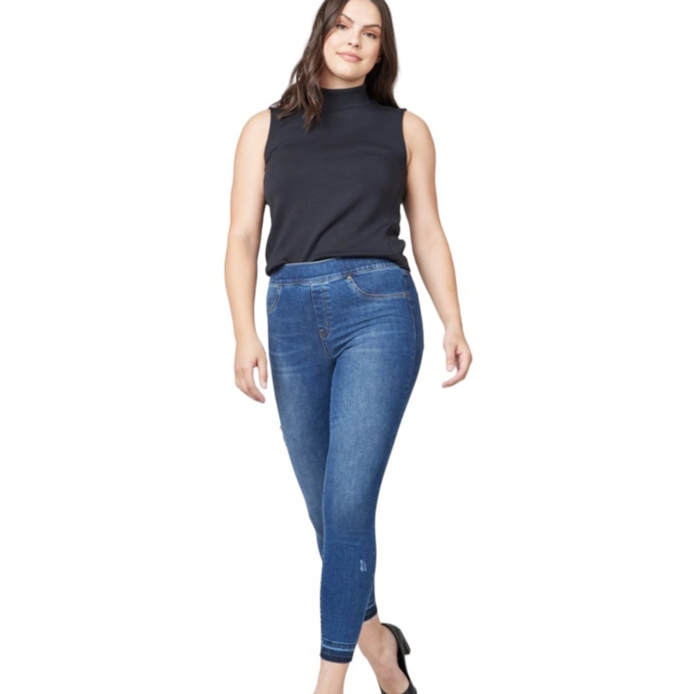 Spanx Distressed Ankle skinny jeans